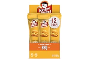 Krispy Kernels BBQ Peanuts Snack Box – 12 Individual Snack Packs (12 x 60 g) – Crunchy & Savory Snacks for Adults – Proudly C