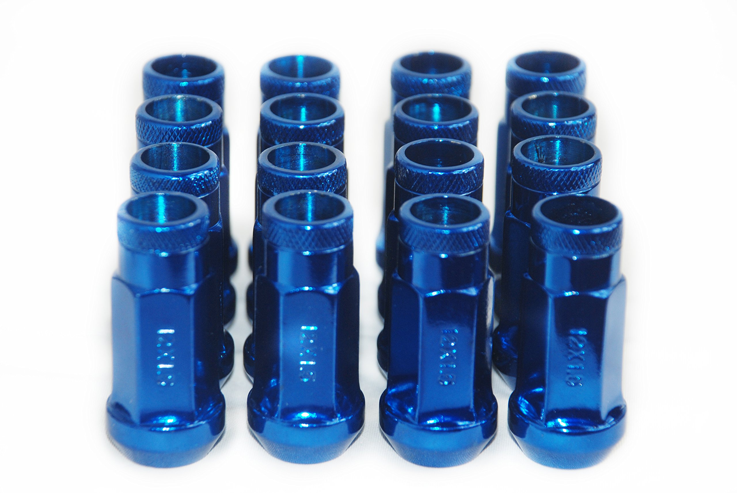 CPR Open Ended 17Hex Steel Wheel Lug Nuts 20Pcs M12X1.5 Blue