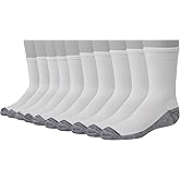 Hanes Ultimate Boys' Crew Performance Sport Socks, 10-Pair Packs