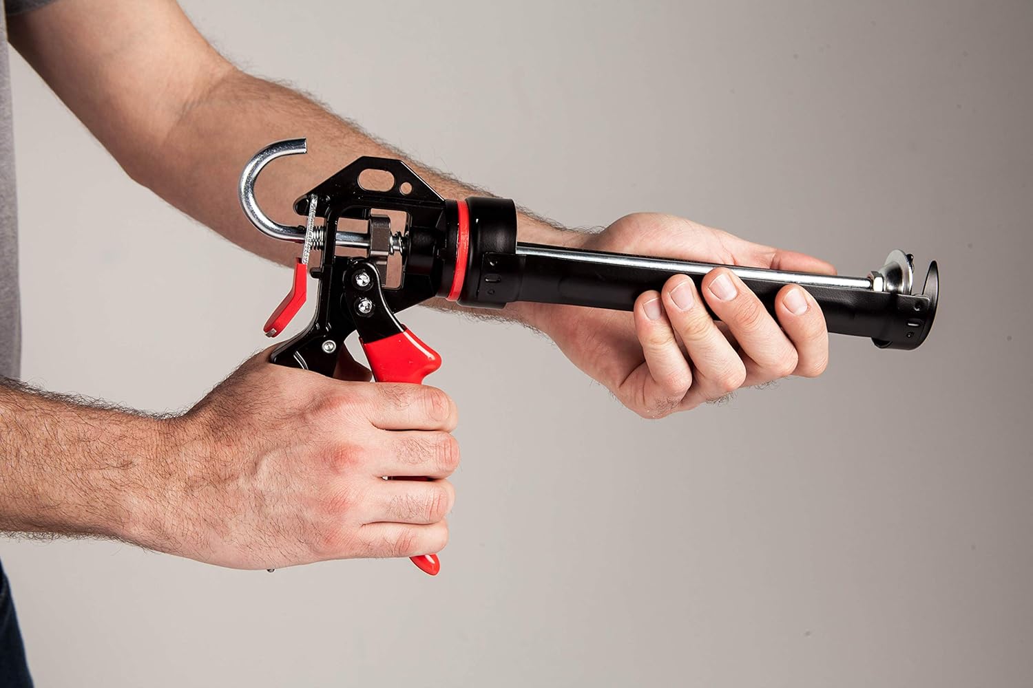 Red Devil 3989 9" Extreme Duty Caulk Gun - Thrust Ratio 26:1, Black - - 