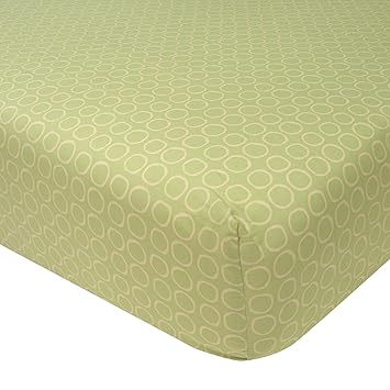 forest green crib sheet