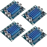 QCCAN 4PCS TPA3110 Audio Amplifier Board, TPA3110 XH-A232 30W+30W 2.0 Channel Digital Stereo Audio Power Amplifier Board 8-26V 3A