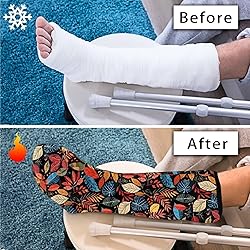 LedBack Colorful Leaves Cast Covers Leg Cast Sock