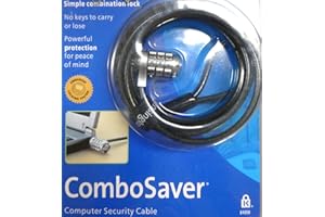 Kensington 64050 ComboSaver Notebook Lock and Security Cable (PC/Mac)