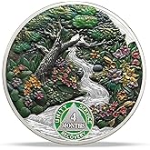 4 Month Sobriety Coin AA Chip, Spring Sobriety Medallion for Recovery, Inspirational AA Token for Alcoholics Anonymous, Sober Gift Recovery Chip for Men and Women, 3D Sober Coin