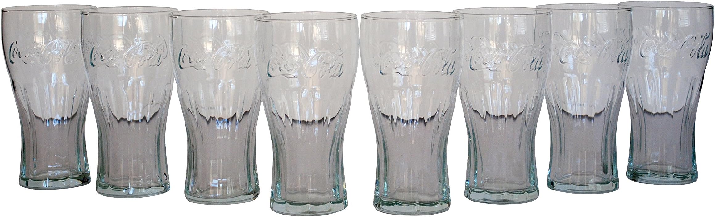 Coca-Cola Glass Set (8 Pack - Clear)