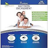 Mattress Protector Twin Size - Zippered Waterproof