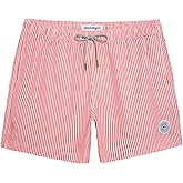 maamgic Mens Swim Trunks 5 Inch with Mesh Lining, Quick Dry Mens Bathing Suit, Swim Shorts for Swimming and Beach