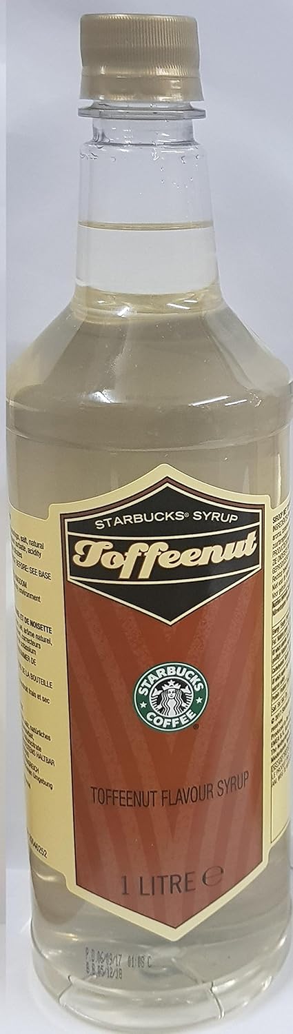 Starbucks Toffee Nut Flavour Syrup For Coffee 1 Litre