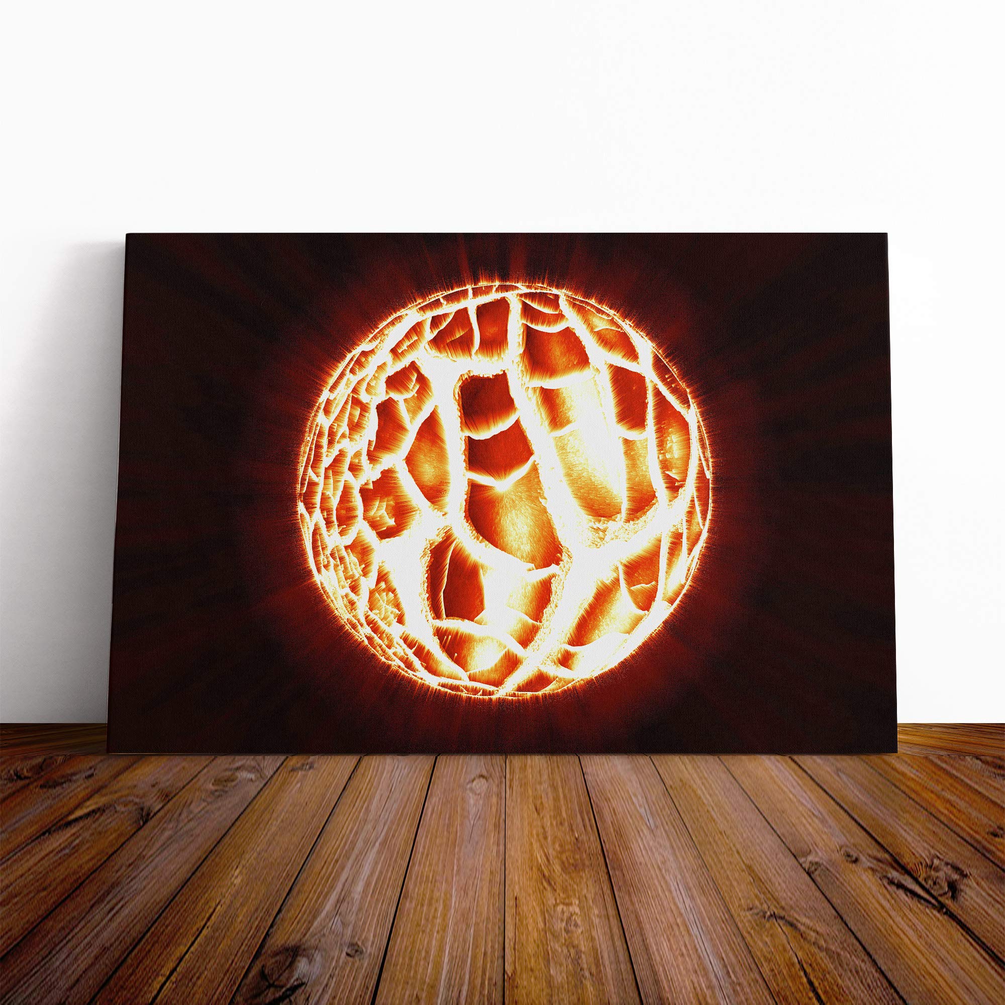 Sun in Space (1) Canvas Print | Gallery Wrapped 30mm Frame Wall Art | 20x14 inches | Ready to Hang | Modern Space Picture | Living Room Bedroom Lounge Office