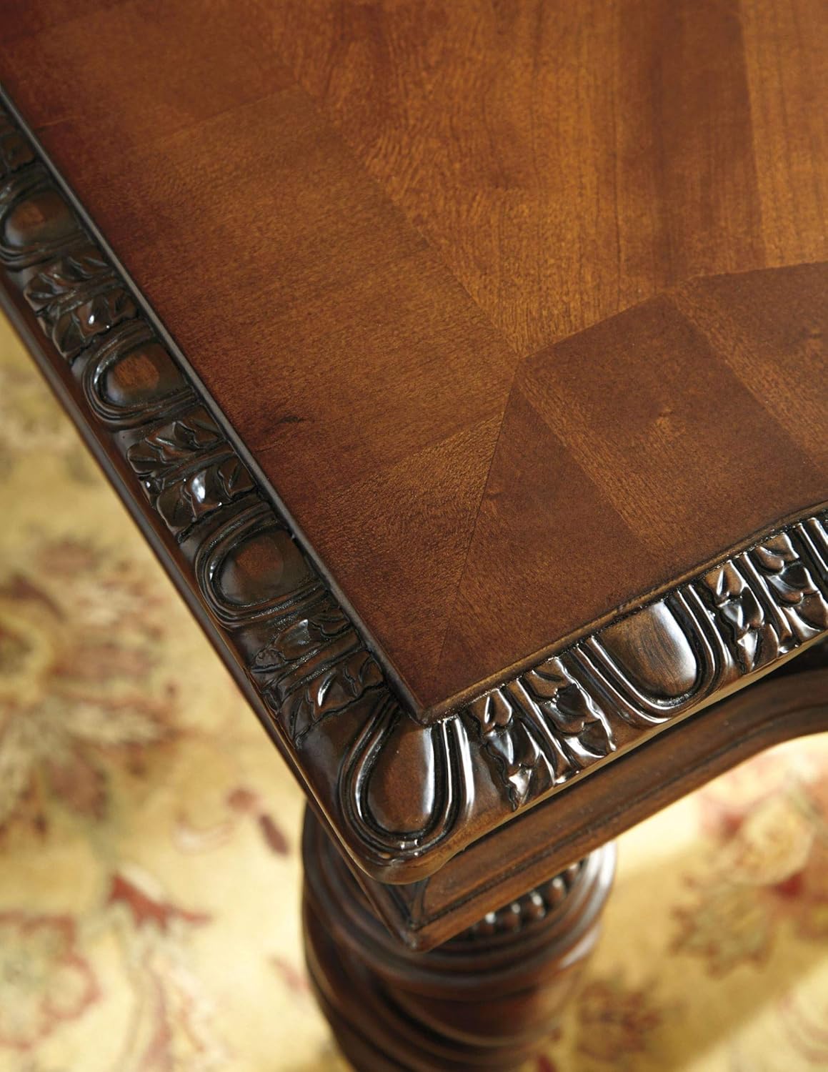 Amazon Com Millennium Ashley North Shore 7 Piece Rectangular Formal Dining Room Set Fabric Table Chair Sets