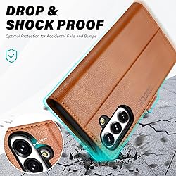 TUCCH Wallet Case for Galaxy S25 5G with [TPU