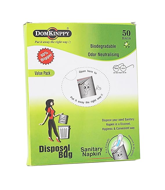 Buy DOMKINPPY Sanitary Napkin Disposal Bag Pack of 50 Online at Low