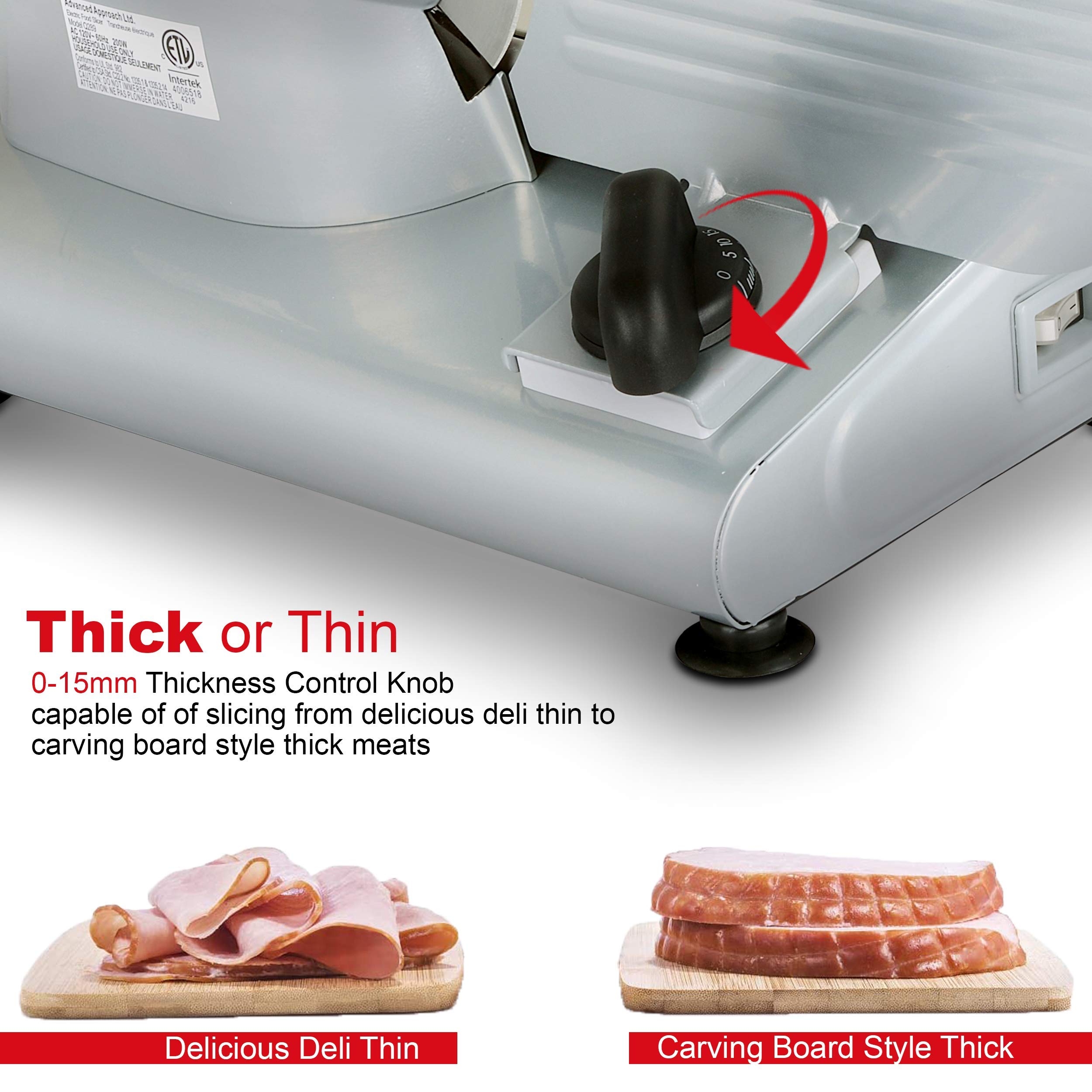 Kitchener Meat Slicer Food Deli Bread Cheese Electric 9