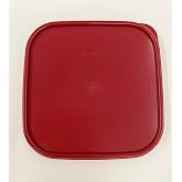 Tupperware Modular Mates Square Replacement Lids Seal Lid 1623 Red 7" x 7"