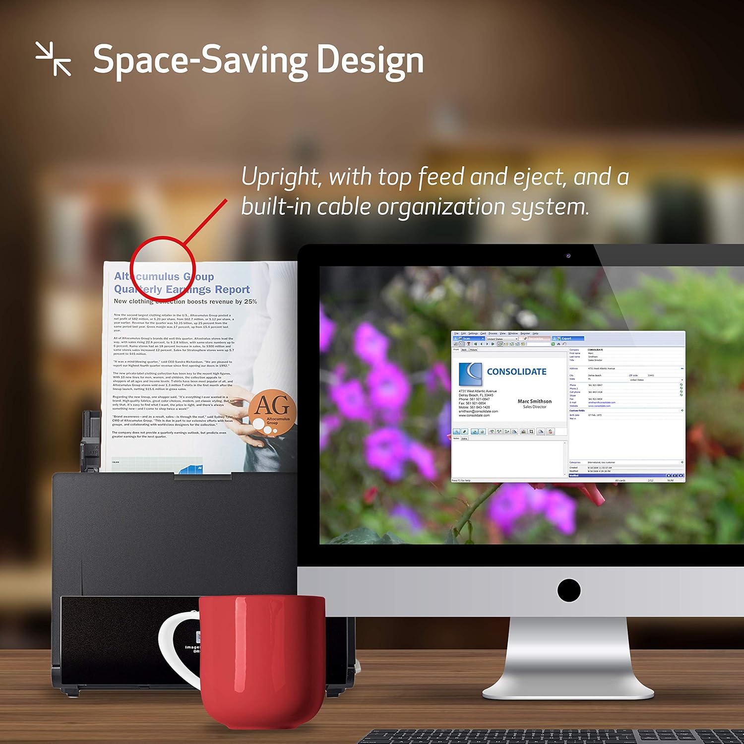 Canon ImageFORMULA DR-C225 II Office Document Scanner, Black - 3258C002: Electronics