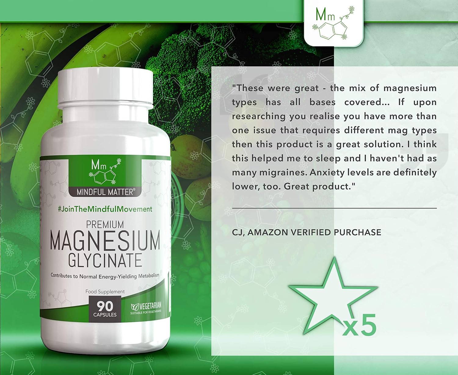 MM Magnesium Glycinate, 90 count (Pack of 1) - Image 5