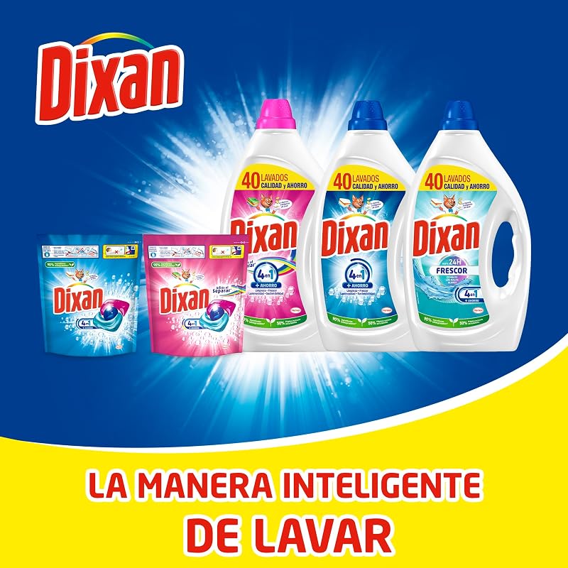 Tampas de trio 4+1 no total, detergente em cápsulas para máquina de lavar (34 lavagens), sabão para roupa branca e transparente, limpeza, brilho e frescura num detergente