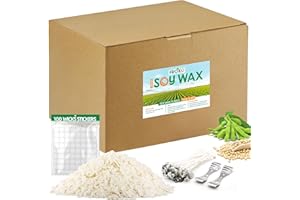FROKO 10LB Soy Candle Wax for Candle Making, 100% Natural Soy Wax for Candle Making, from Organic Farm Soy Wax Flakes, Organic, Harmless and Pure, Premium Natural Candle Wax, No Additives…