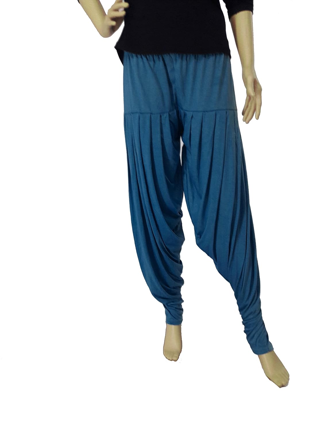 fabrics cloud women's viscose spandex premium patiala salwar pant (35 colors - xl, xxl)