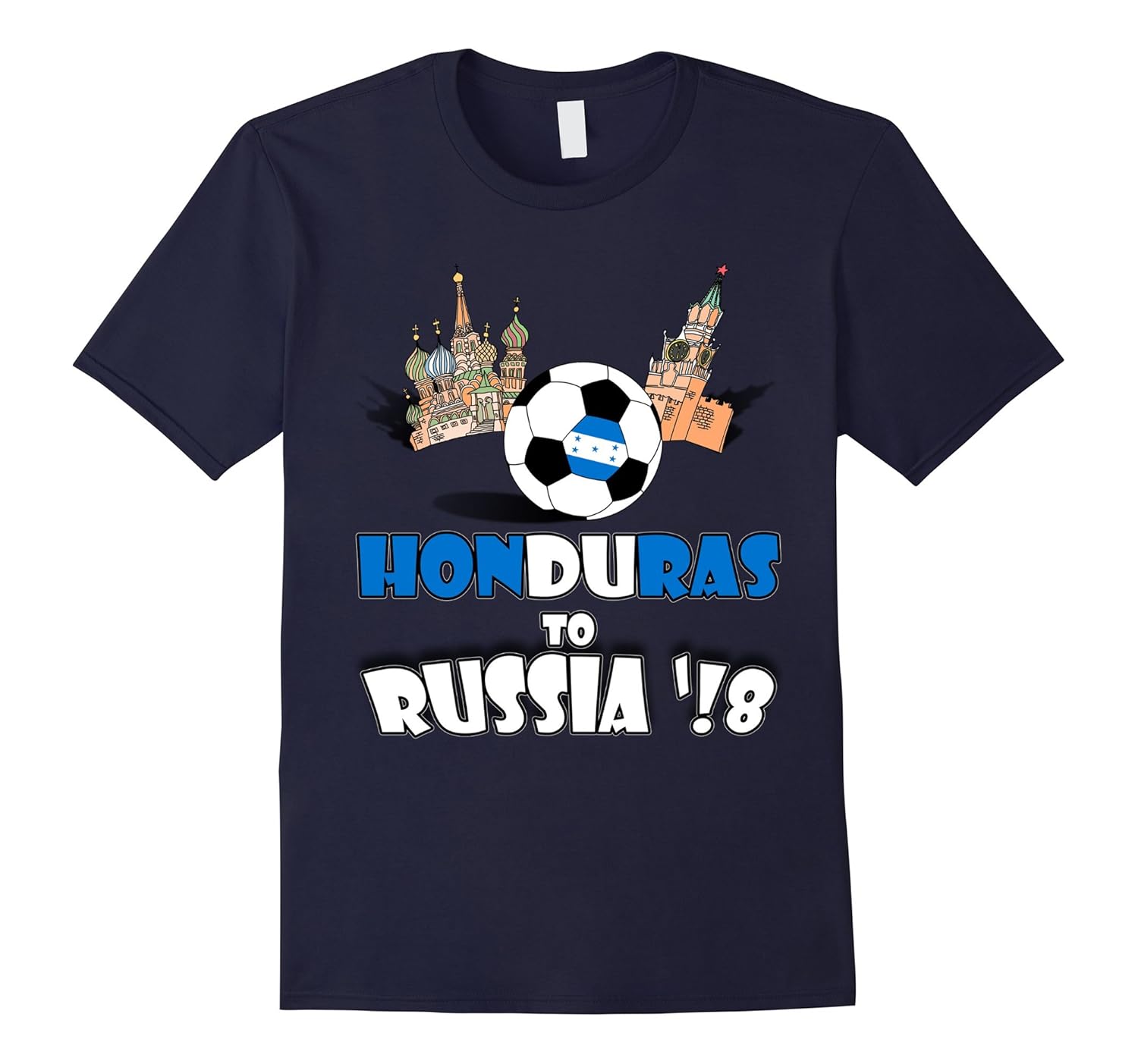 Honduras National Soccer Team to 2018 Cup T-Shirt-ANZ