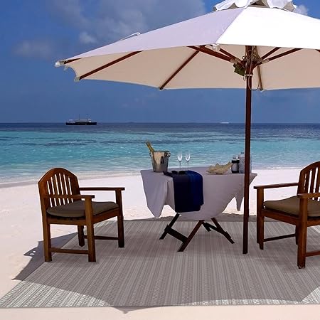 Amazon Com Gertmenian 48142 Outdoor Rug Barnwell Prime Patio