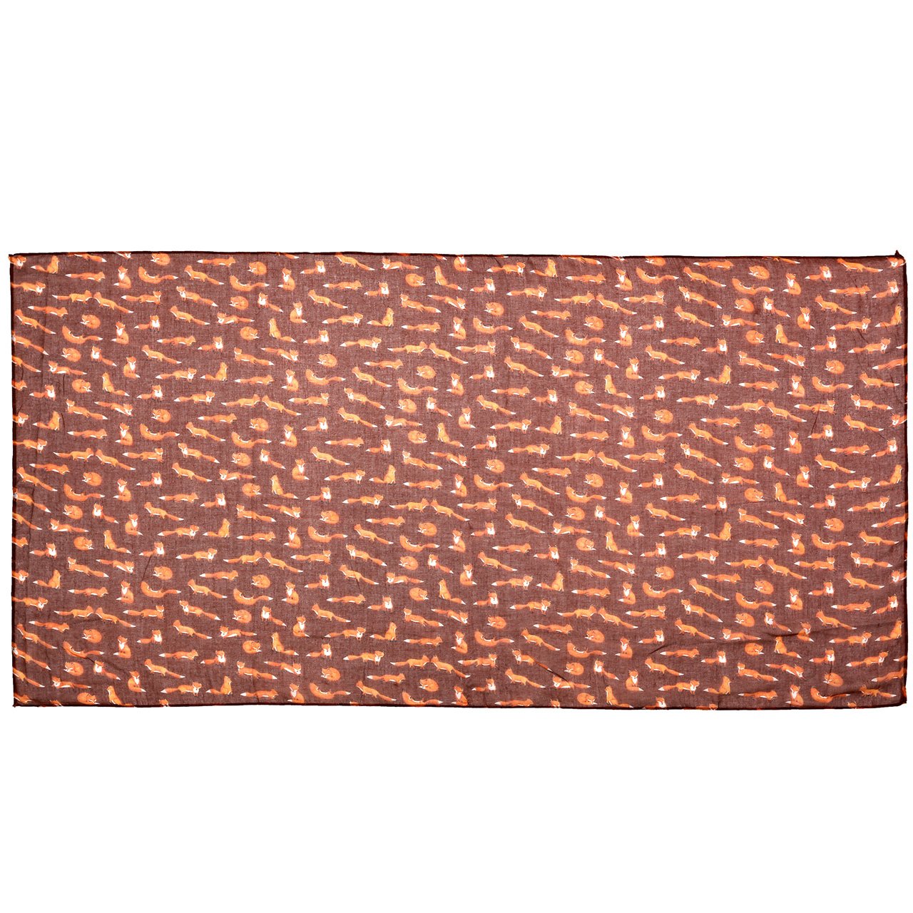 CHIC DIARY Women Ladies Animal Printed Pattern Lightweight Voile Head Pashmina Wrap Scarf (05-Red brown)