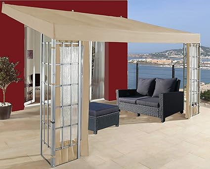 QUICK STAR Rank Anbau 3x4m Sand