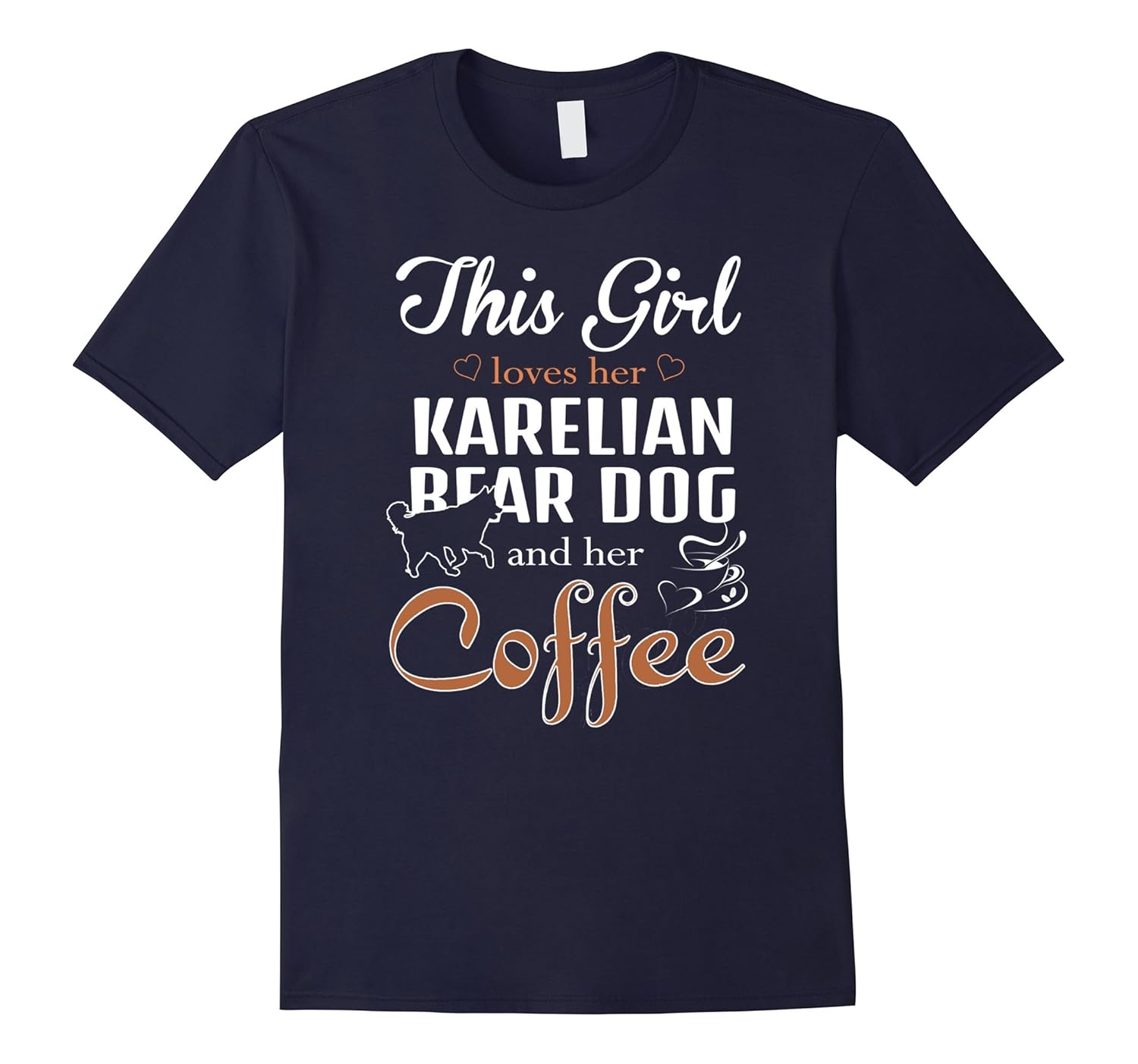 This Girl Loves Her Karelian Bear Dog T-Shirt-ANZ