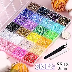 24000Pcs Resin Rhinestones for Crafting with