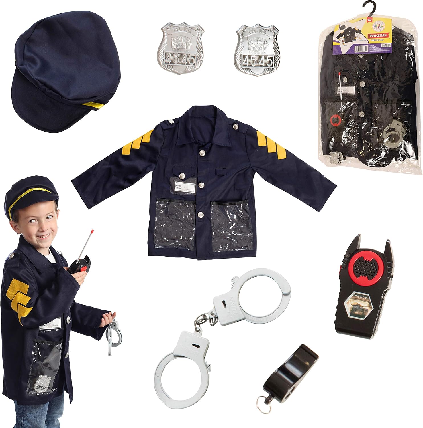DRESS 2 PLAY Pretend Costume Dress Up Set with Accessories for Kids
