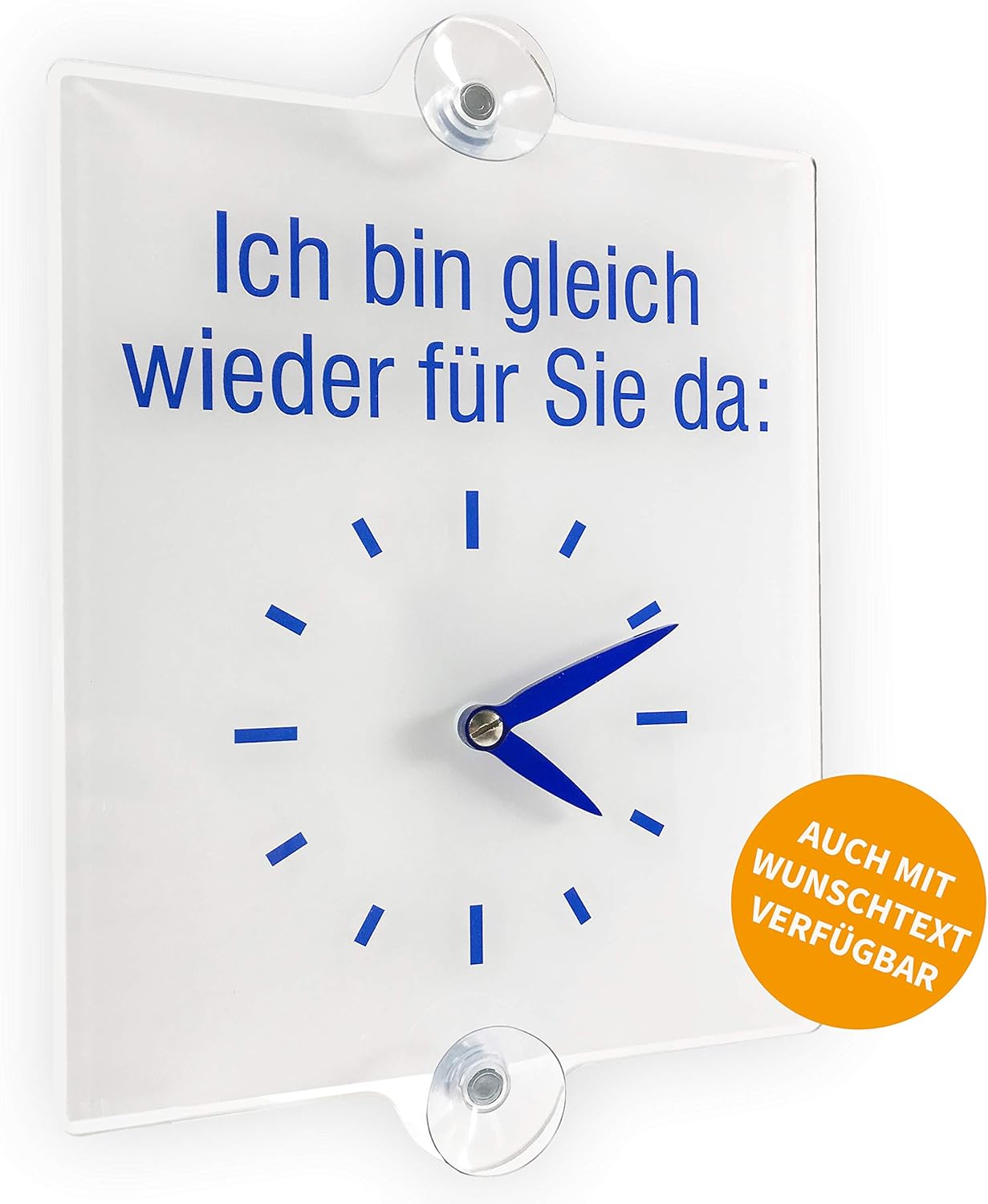 Betriebsausstattung24 Türschild Ladentürschild Ich Bin gleich Wieder für Sie da