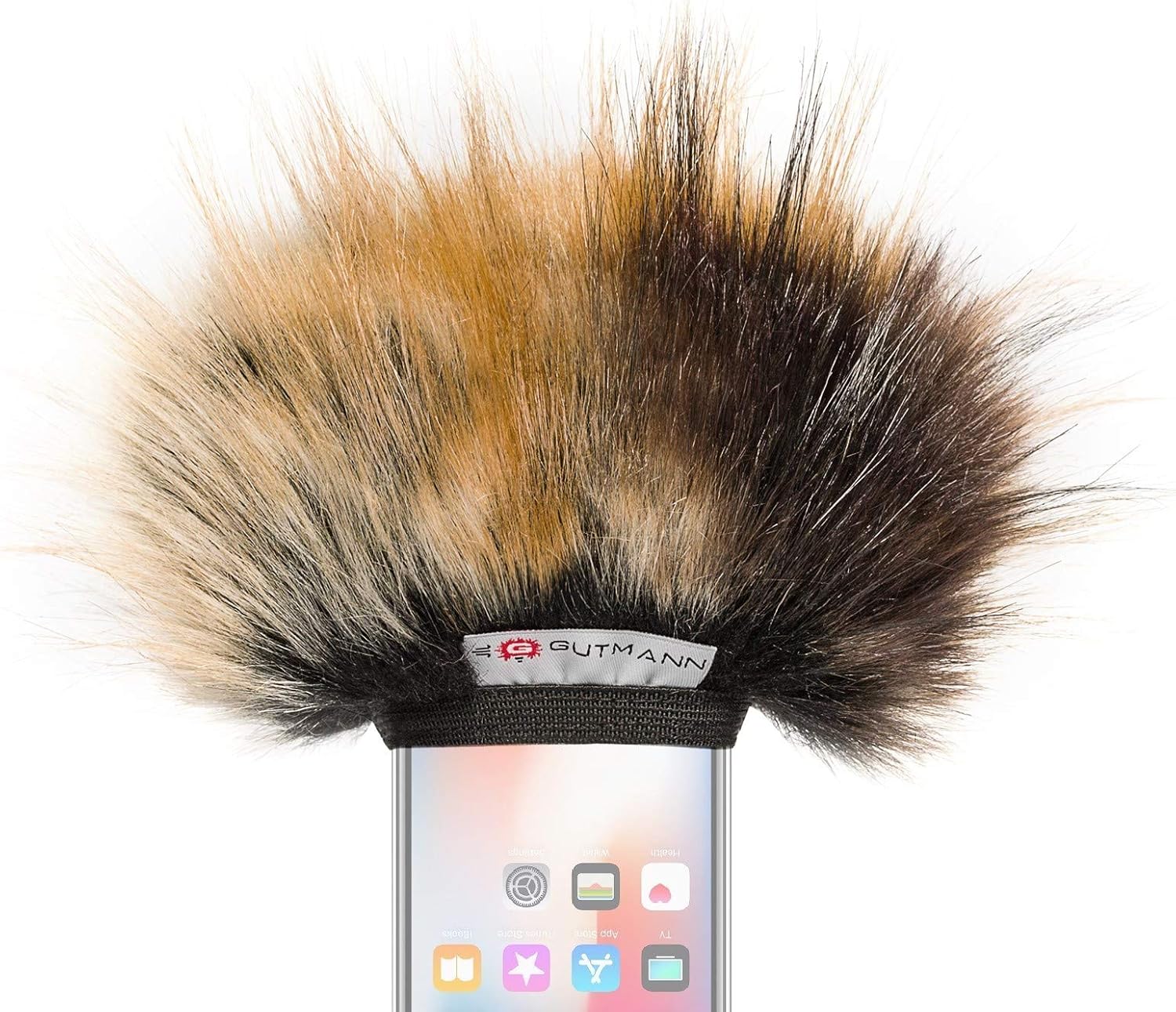 Gutmann Fur Microphone Windshield Windscreen for Apple iPhone 11/11 Pro / 11 Pro Max/X/XS/XS MAX/XR Special Model TIGER (Limited Edition)