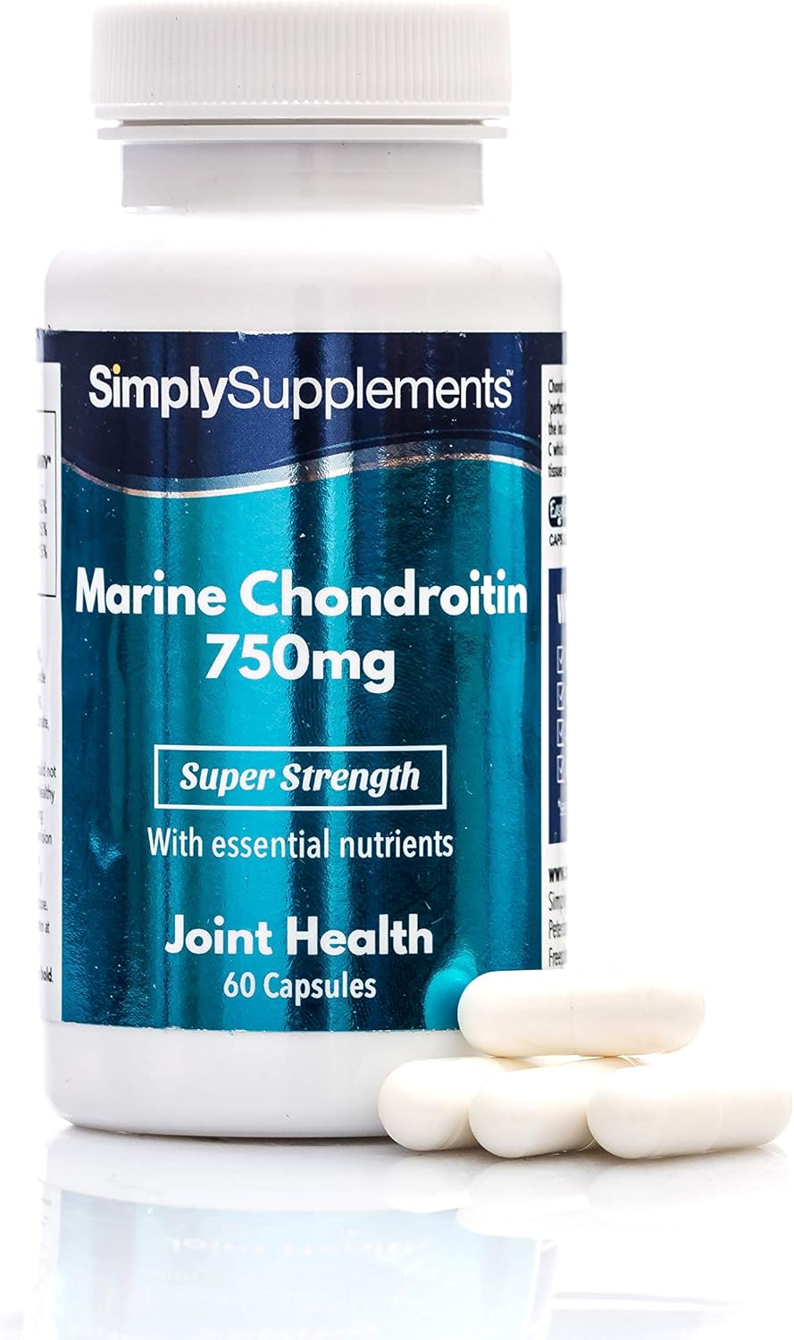 Chondroitin Capsules 750mg 100 Pure Chondroitin Sulphate Premium