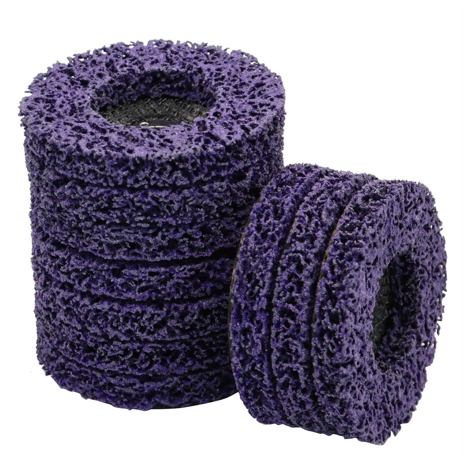 Photo 1 of Nakkaa 10 PCS 4" x 5/8" Strip Discs Strip Wheel for Angle Grinder Clean Remove Paint Coating Rust Welds Oxidation