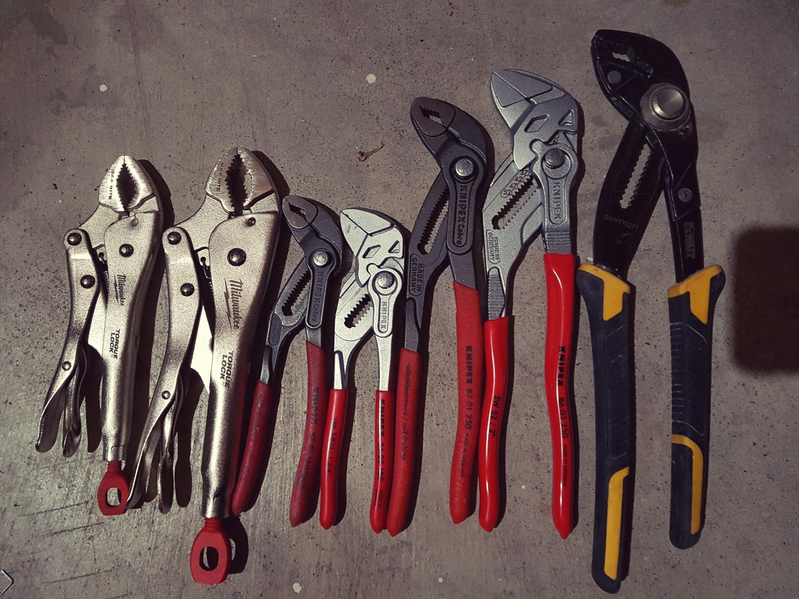 Knipex Tools 9K 00 80 121 US Small Pliers Wrench Tool Set (2 Piece) photo review