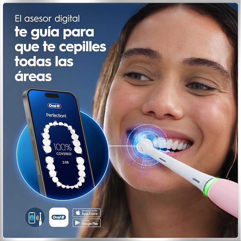 iO 6N Cepillo de Dientes Eléctrico, con 2 Cabezales, Rosa