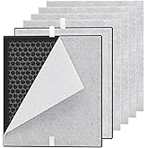 2 Pack PR1 Air Filter Replacement for Mooka Model PR1 Air Purifier, Includes 4Pcs Washable Filter