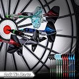 CyeeLife Darts Plastic Tip Soft Tip Darts Set 12 Pcs 18g with 4 Colors Shafts view 7