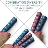 Yaklim Large Monthly Pill Box Organiser 28 Day 4 Week with Dust-Proof Case view 6