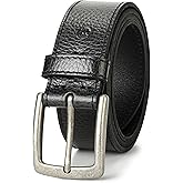 Wrangler Men's Pebble Leather Belt, 38mm Casual Casual Waist Belt for Jeans, Gift for Men