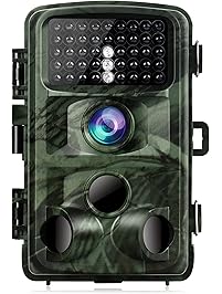 TOGUARD Trail Camera 14MP 1080P Night Vision Game Camera Motion Activated Wildlife Hunting Cam 120&deg; Detection with 0.3s Trigger Speed 2.4" LCD Display IP56 Waterproof