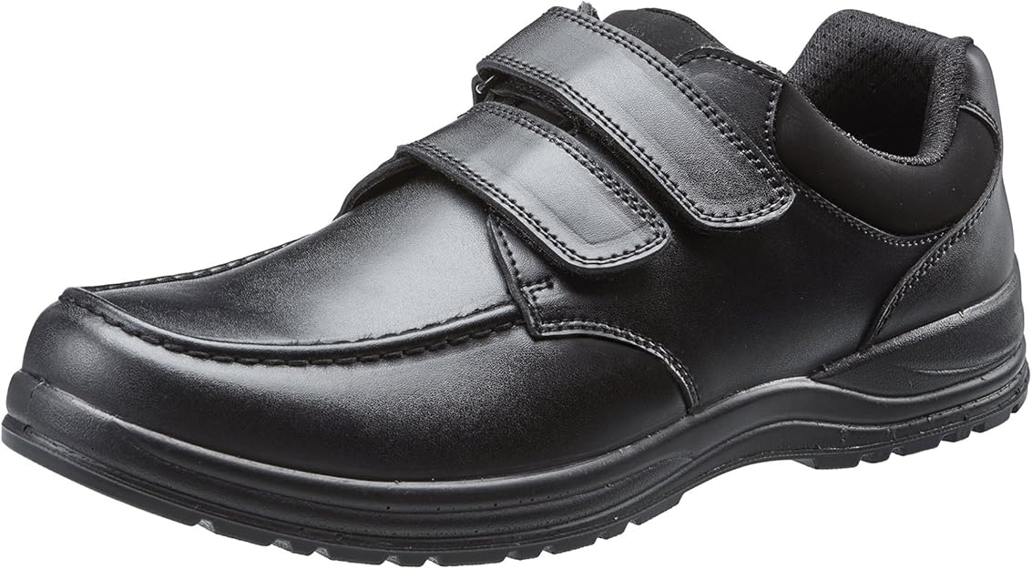 TREADS Kids School Shoes Children’s Black Leather 12 Month