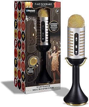 fao schwarz vintage microphone