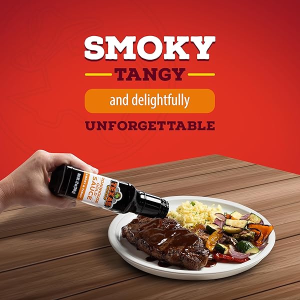 TEXAS ROADHOUSE GOLD SAUCE, 12 OZ. BOTTLE, PERFECT STEAK MARINADE OR DIPPING SAUCE, MADE WITH VINEGAR, APPLE BUTTER AND SOY SAUCE