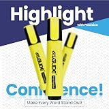 Eziglide Yellow Highlighters 10-Pack with Chisel Tip 1-4.5mm view 2