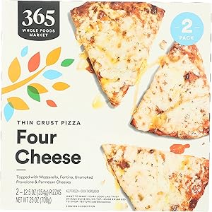 365 By Whole Foods Market, Pizza, Cheese Two Pack, Frozen, 25 Ounce