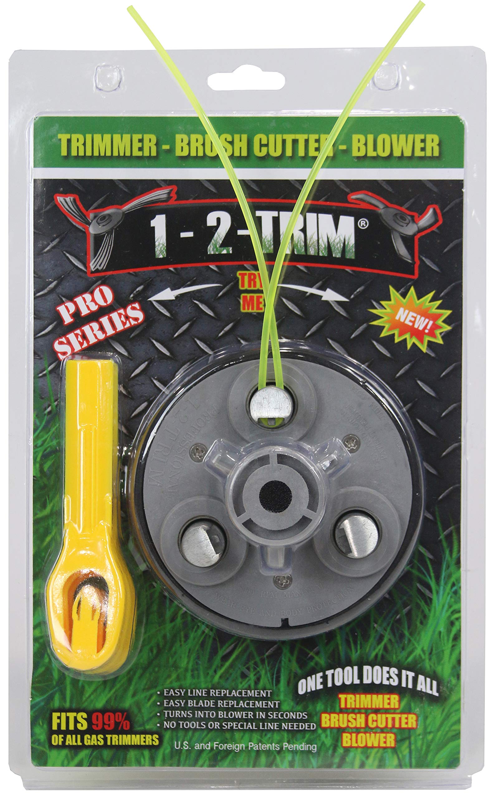 Photo 1 of 1-2-trim Pro Series Blade - Line - Blower Gas Trimmer Universal Weed Eater Head Replacement