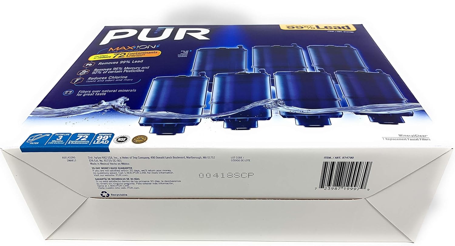 3- Stage Faucet Mount Filters 7 Pack. With Max- Ion Filter Technology - - 