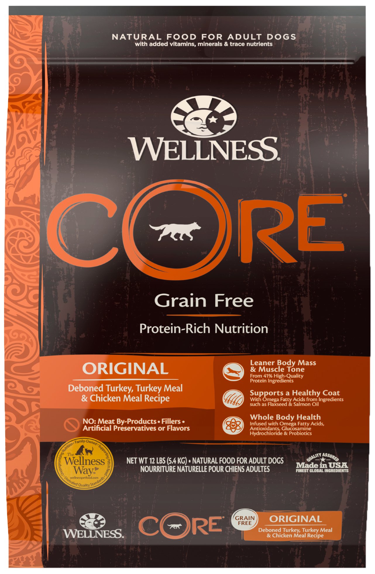 Wellness CORE Natural Grain Free Dry Dog Food, Original Turkey Chicken, 76344884026 eBay